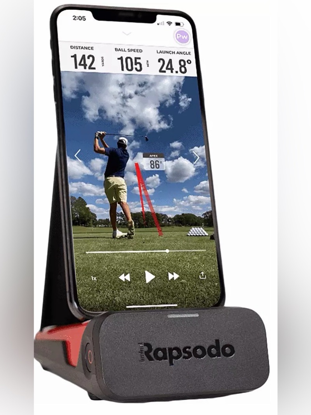 NEW never used: Rapsodo Mobile Launch Monitor Device